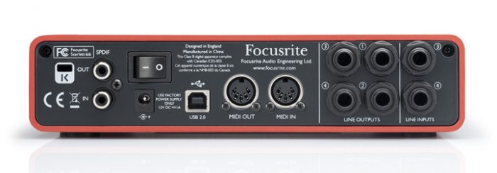 Focusrite Scarlett 6i6 USB audio interface